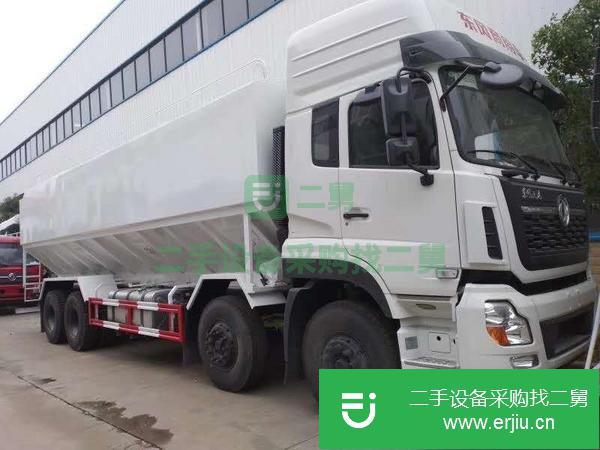 江西出售二手柳汽乘龍28方散裝飼料運(yùn)輸車