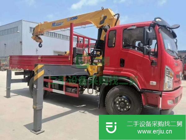 四川出售二手徐工8噸單橋隨車吊