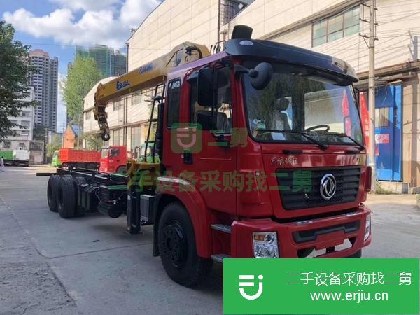 湖北出售二手東風(fēng)牌后八輪隨車吊