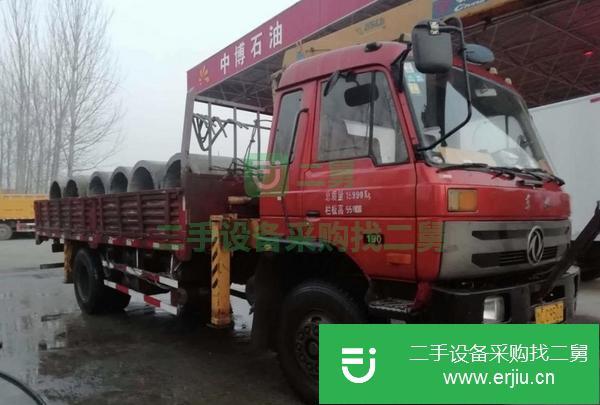 貴州出售二手東風(fēng)6.3噸隨車吊
