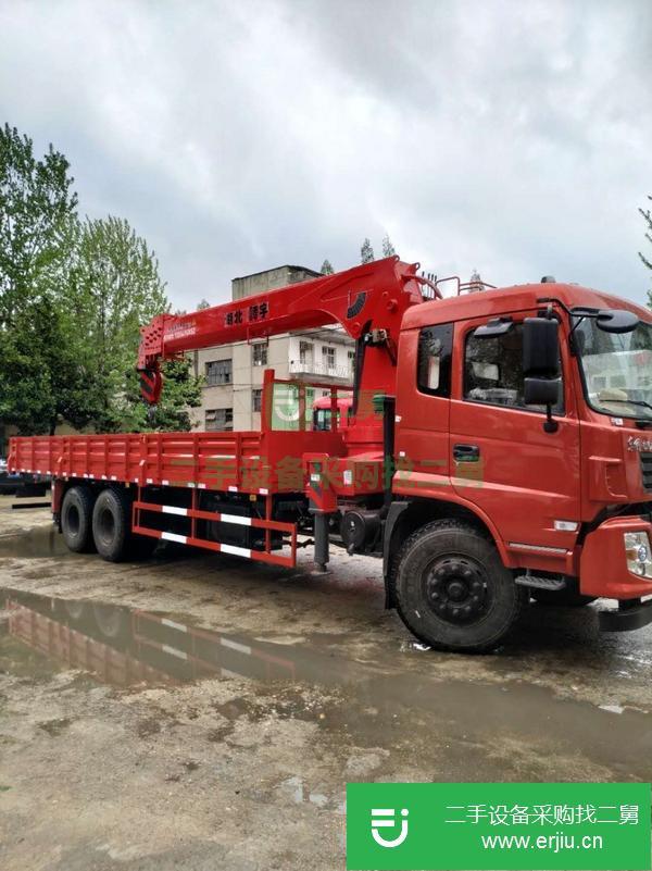 湖北出售二手東風牌14噸隨車吊