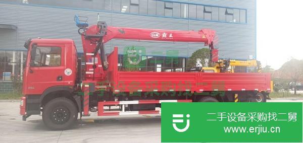 湖北出售二手東風單橋8噸4節隨車吊