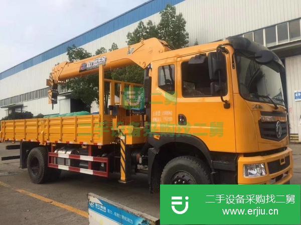 廣西出售二手東風單橋8噸隨車吊