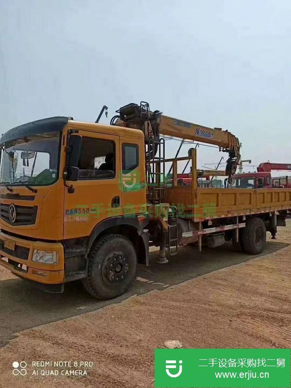 廣西出售二手東風(fēng)8噸隨車吊