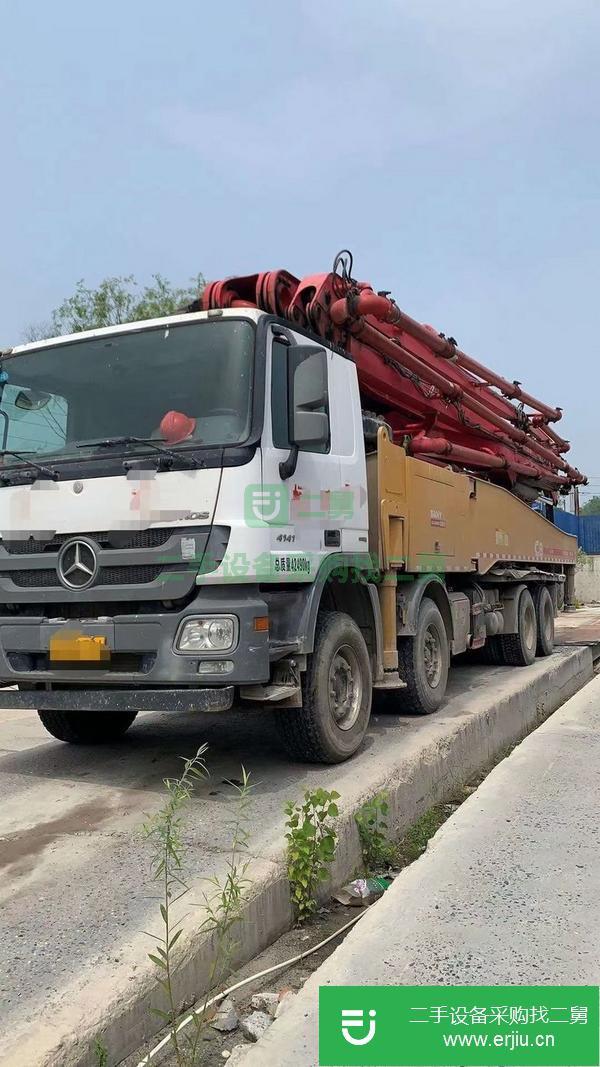 江蘇出售二手奔馳56米泵車