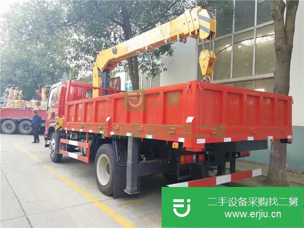 河南出售二手重汽豪曼6.3噸小黃牌隨車吊