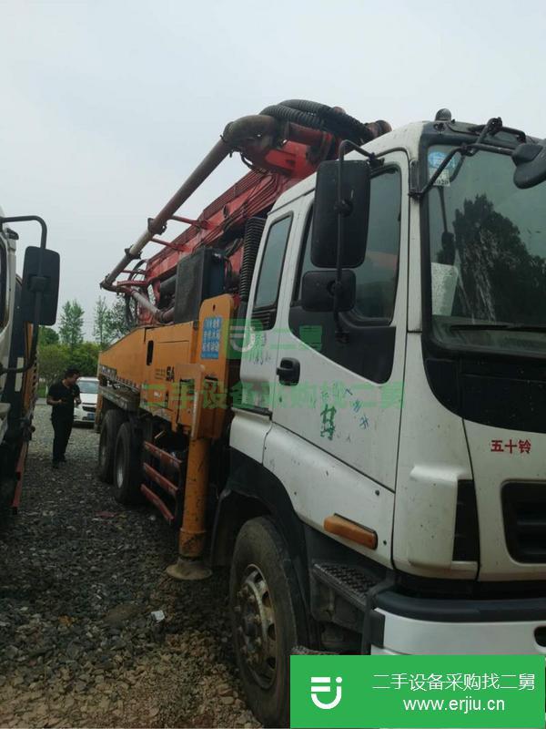 山西出售三一泵車，五十鈴43米底盤