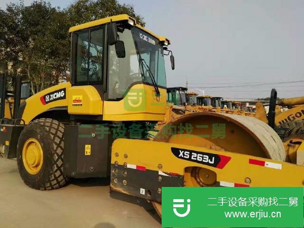 山東出售二手徐工22噸震動壓路機