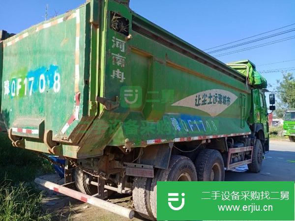 山東出售二手豪沃自卸車國五