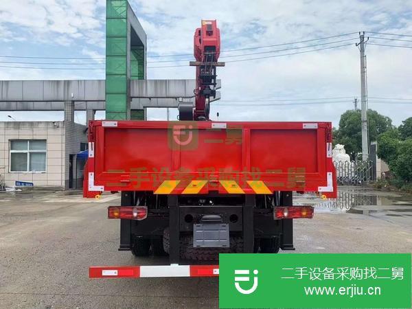 湖北出售二手東風單橋8噸隨車吊