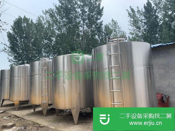 陜西出售二手5立方不銹鋼儲(chǔ)罐