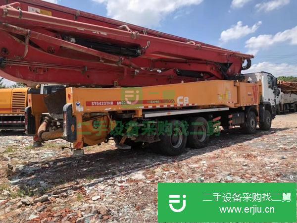 湖南出售二手三一56米泵車
