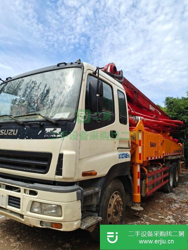 湖南出售二手三一五十鈴37米泵車