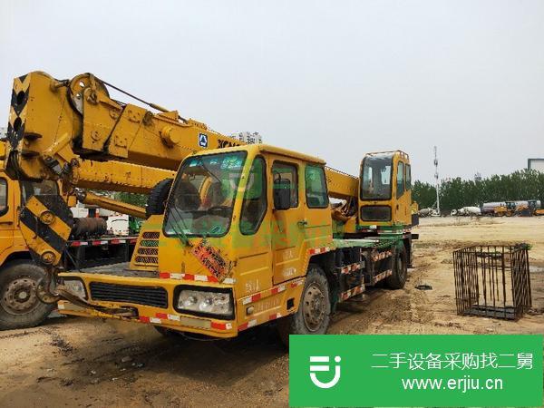 河北出售二手徐工12噸三節臂吊車