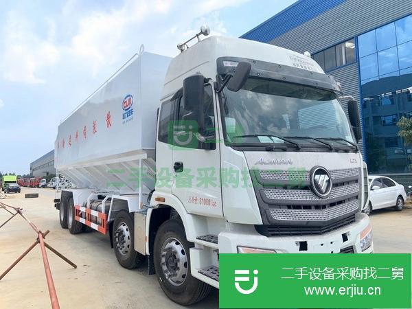 湖北出售二手福田前四后八飼料運輸車