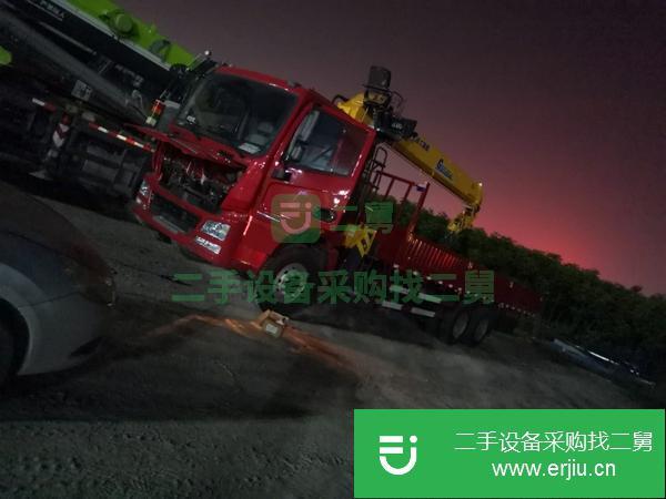 安微出售二手徐工后八輪12噸隨車吊