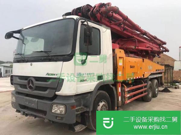 內(nèi)蒙古出售三一泵車，奔馳極品46米底盤