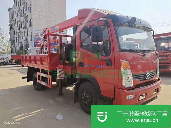廣西出售二手長興3.5噸3節(jié)隨車吊