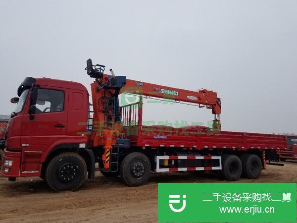 西藏出售二手東風T7前四后八隨車吊