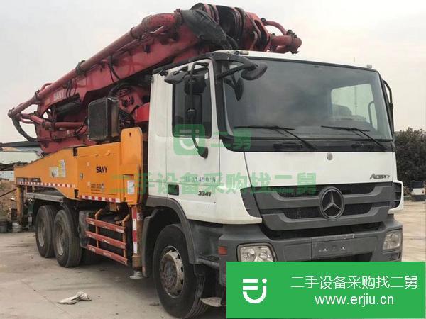 內(nèi)蒙古出售三一泵車，奔馳極品46米底盤