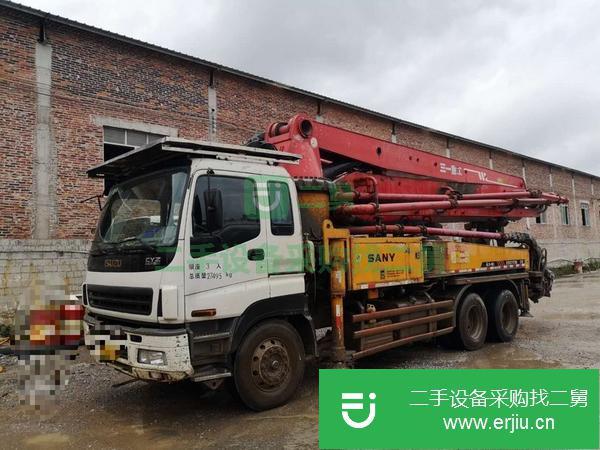 貴州出售二手三一37米泵車