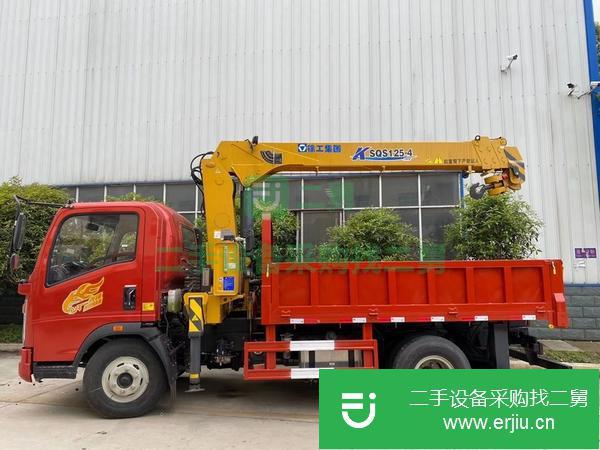 湖北出售二手藍牌5噸隨車吊