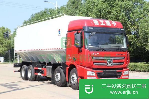 黑龍江出售二手徐工重卡40方散裝飼料運輸車