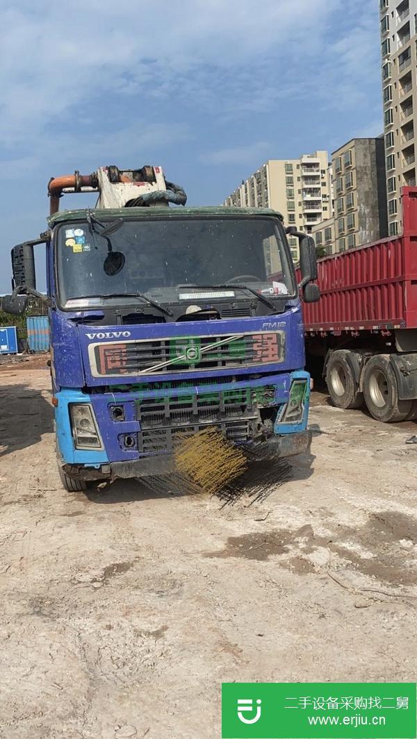 河北出售二手沃爾沃37米泵車