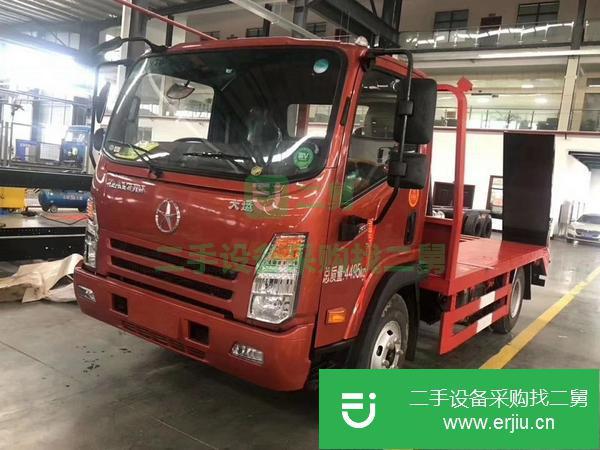 江蘇出售二手挖機平板運輸車