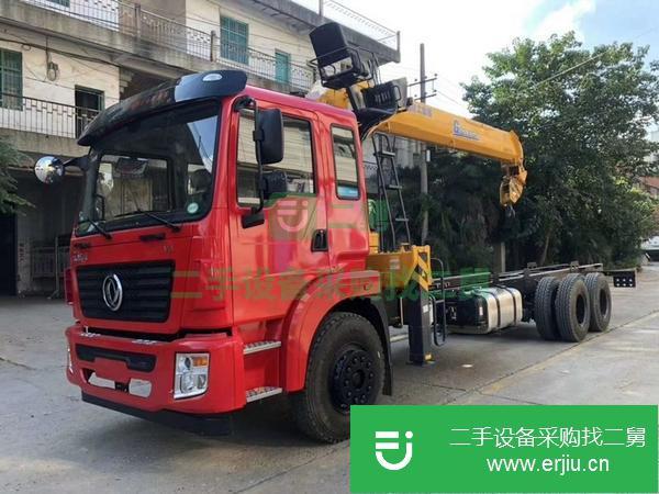 湖北出售二手東風(fēng)牌后八輪隨車吊