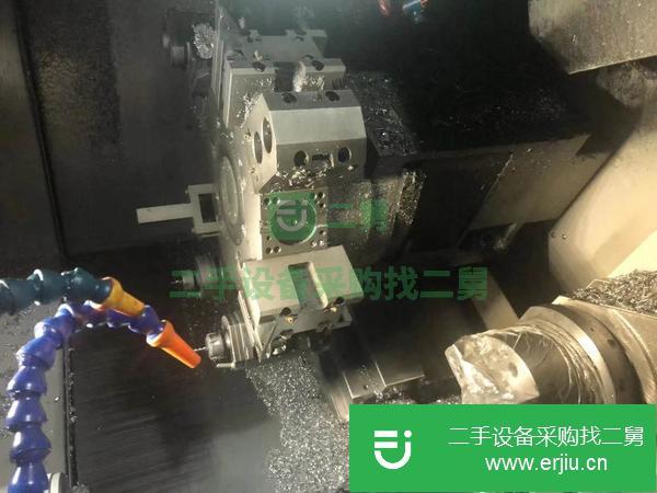 浙江出售二手津上MO6SY雙主軸斜軌數控車床