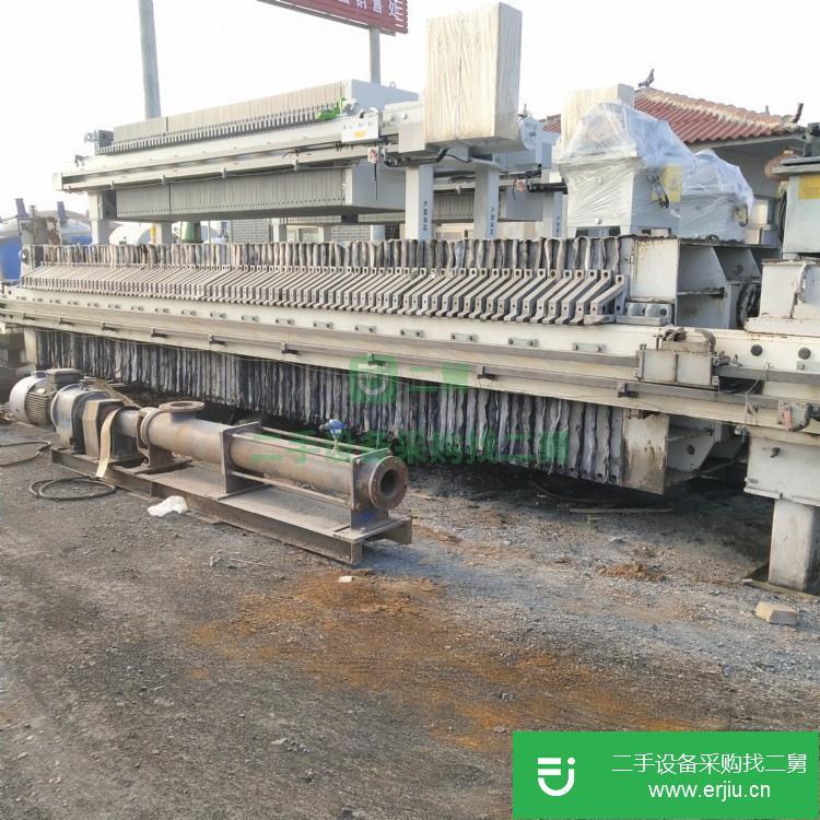 山東出售二手100平方隔膜壓濾機