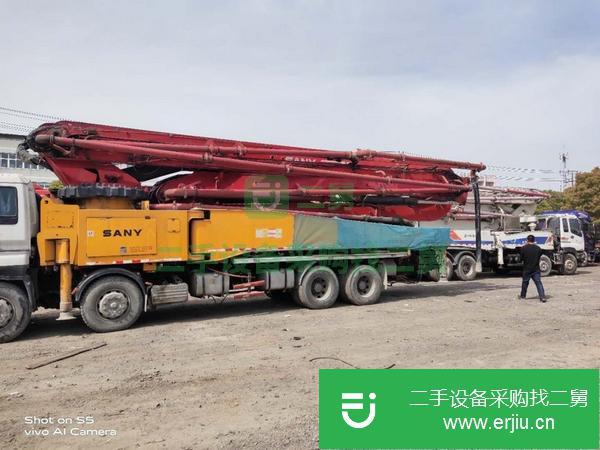 上海出售三一泵車，五十鈴56米底盤，極品車況