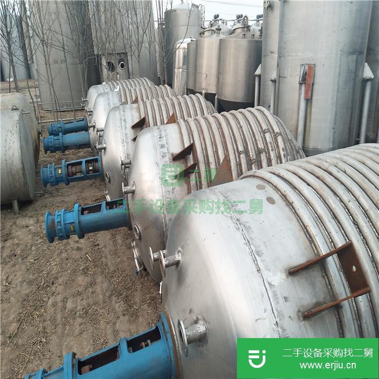 山東出售二手5噸搪瓷反應釜