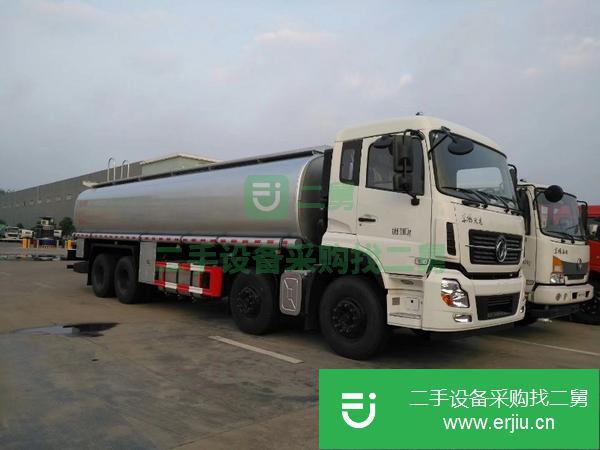 黑龍江出售二手東風天龍前四后八油罐車