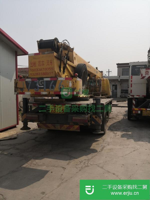 河北出售二手柳工吊車八噸四節臂