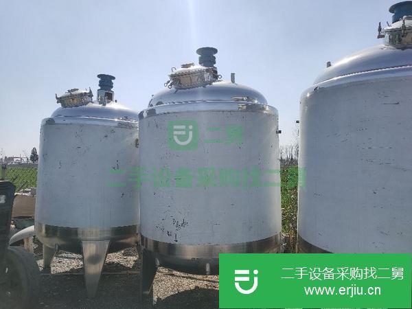 山東出售二手不銹鋼儲罐