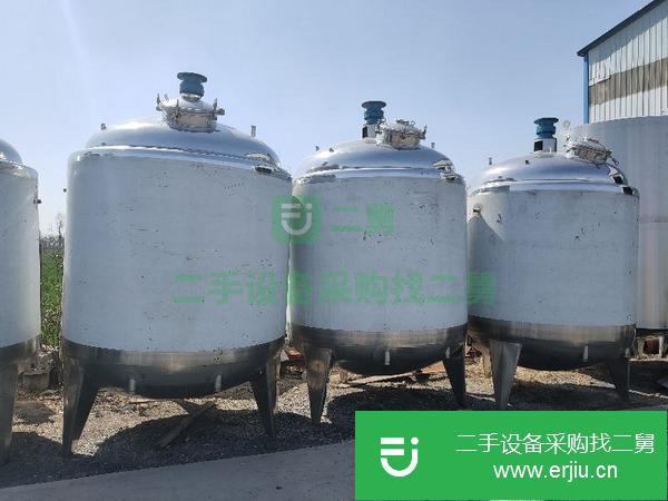 山東出售二手不銹鋼儲罐