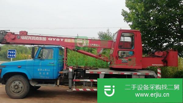 河北出售二手泰安八噸吊車(chē)