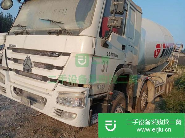 吉林出售二手豪沃大20方攪拌車