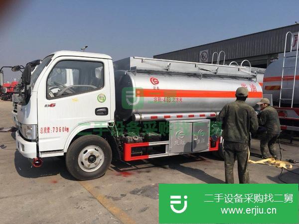 山東出售二手東風多利卡8噸油罐車