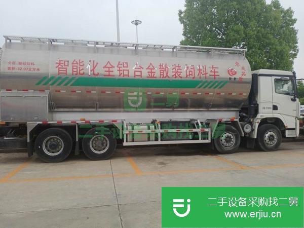 貴州出售二手高端散裝飼料運輸車