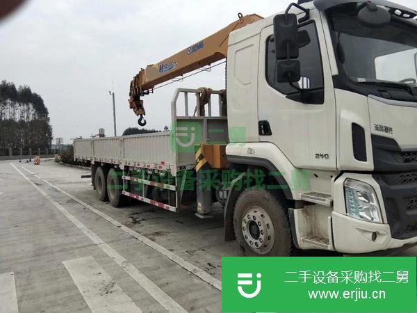 浙江出售二手徐工12噸國五隨車吊