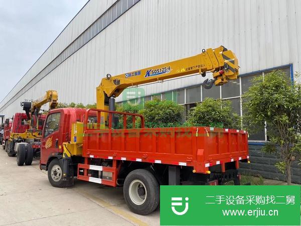 湖北出售二手藍牌5噸隨車吊