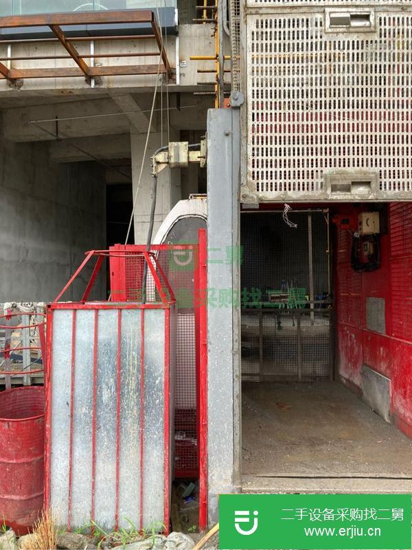 浙江出售二手獨(dú)立高度施工電梯