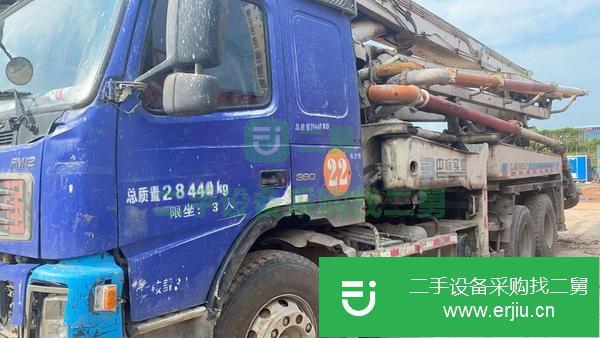河北出售二手沃爾沃37米泵車