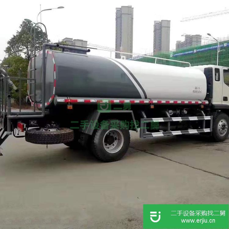 湖北出售二手15噸福田灑水車