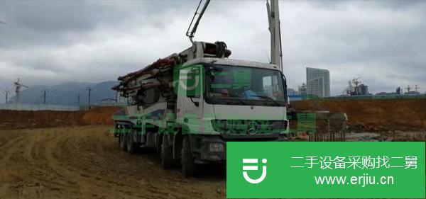 河北出售二手中聯49米泵車