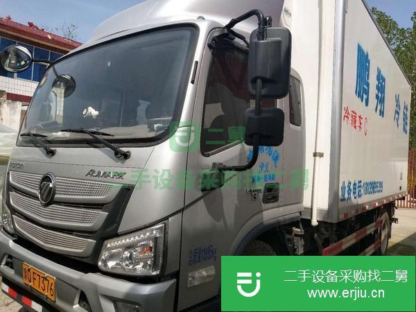 河南出售二手福田中型廂式冷藏車