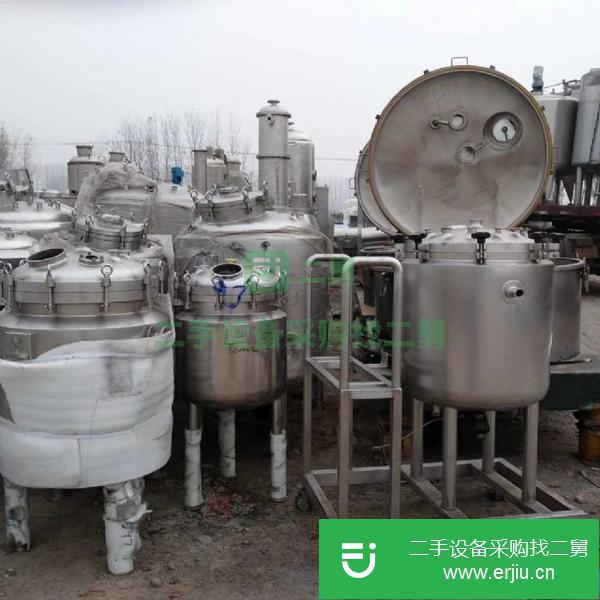 浙江出售二手不銹鋼儲罐